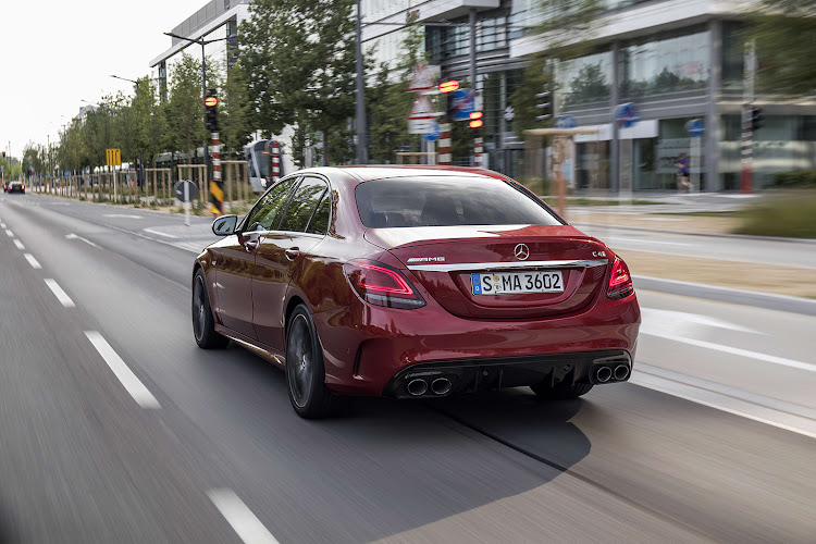 The badge gives the game away, together with the slightly more muted sound from those exhausts.