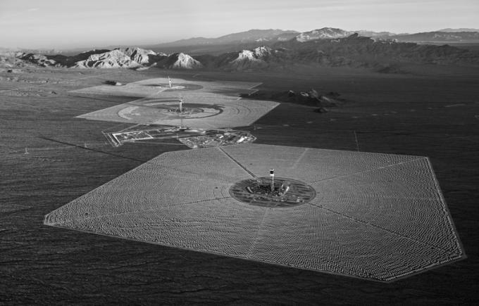 Ivanpah Valley, home to the world’s largest solar power station