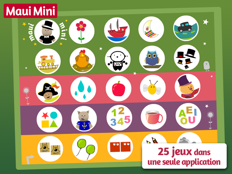 Android application Maui Mini Educational Games screenshort