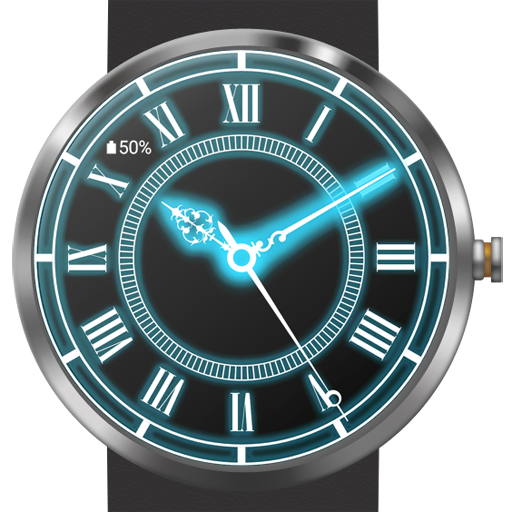 Glowing Clock Watch Face