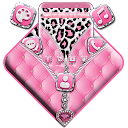 تحميل التطبيق Pink Leopard Zipper Theme التثبيت أحدث APK تنزيل