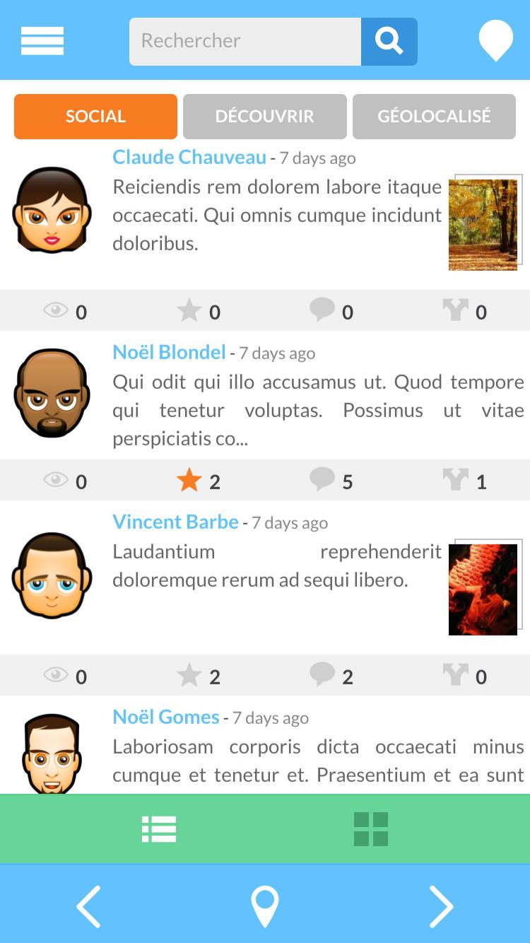Android application Planetagger screenshort