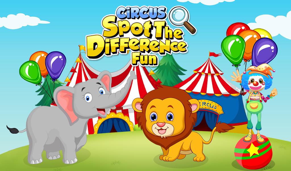 Android application Circus Spot The Difference Fun screenshort