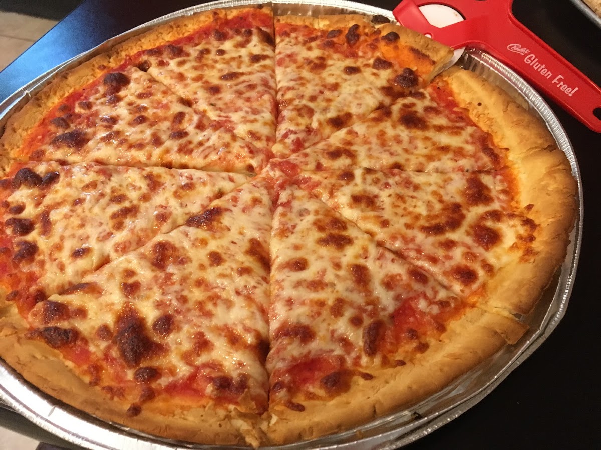 Gluten-Free Pizza at Paladino's Cicero Pizza