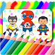 Download Coloring Spider Superheros Pages for kids For PC Windows and Mac 1.0