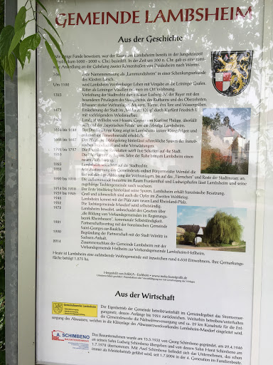 City History of Lambsheim