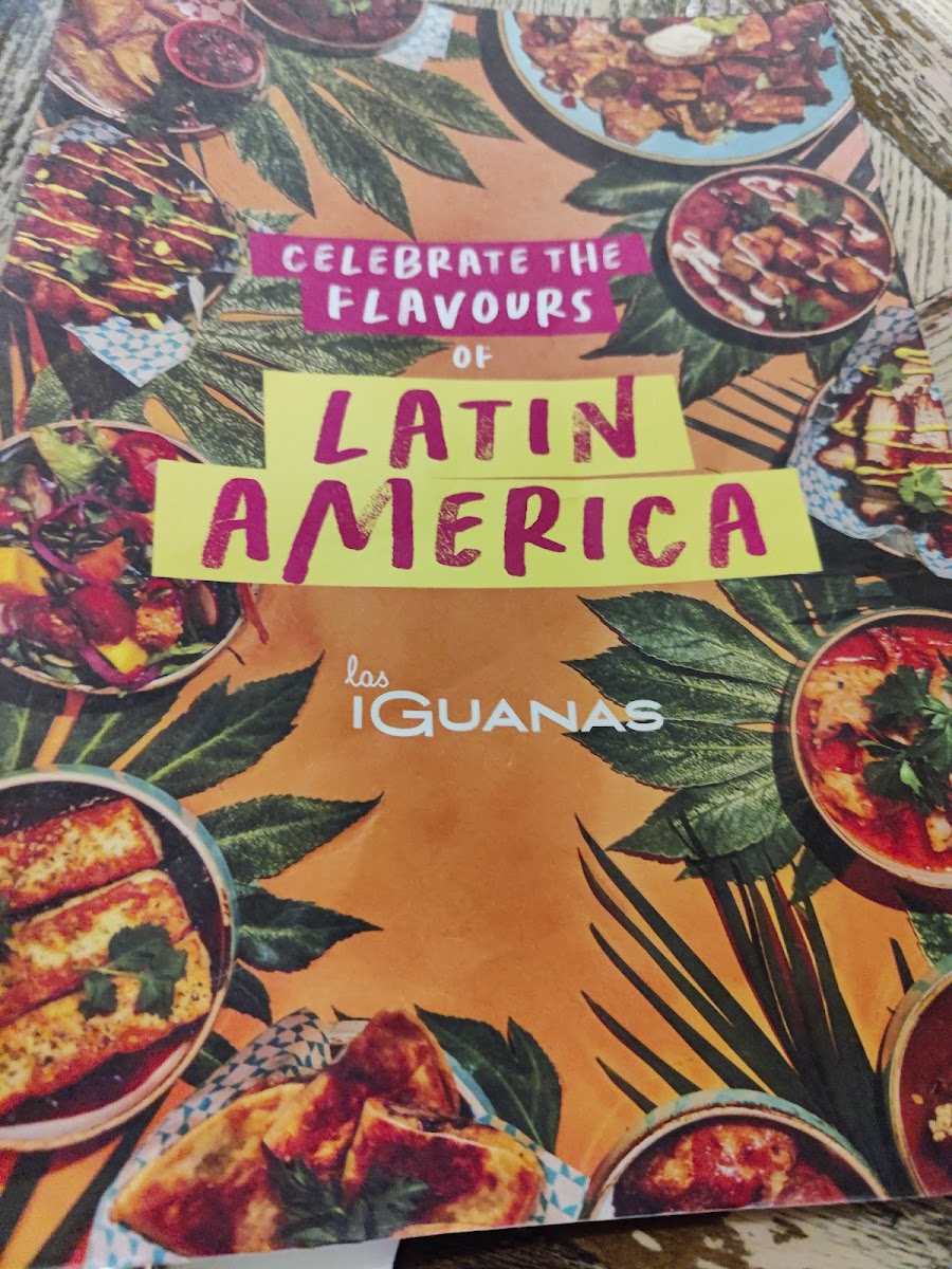 Las Iguanas gluten-free menu