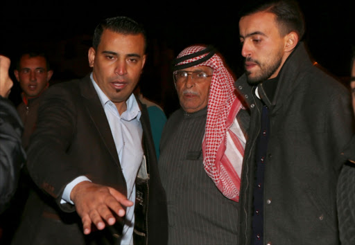 Safi Al Kasasbeh (C), the father of Jordanian pilot Muath al Kasasbeh who has been taken hostage by ISIS. Picture Credit: Getty Images