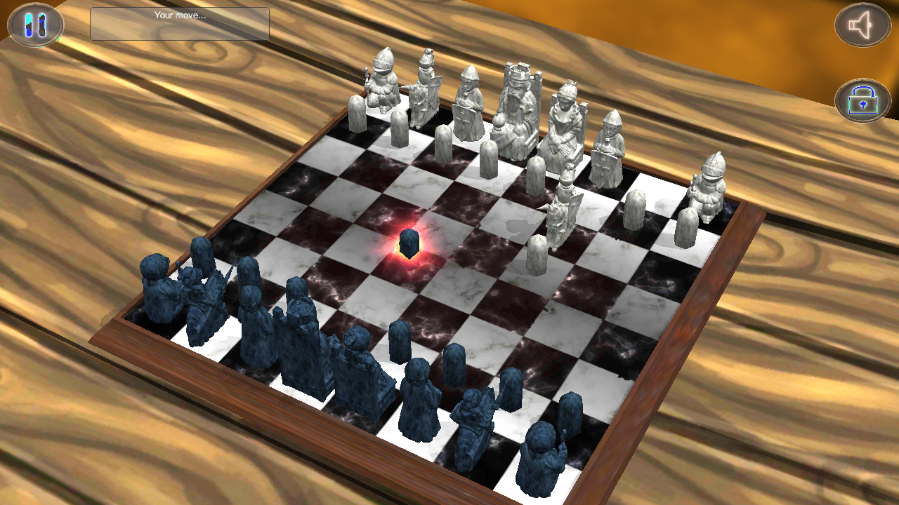 Android application Ancient Chess 3D screenshort