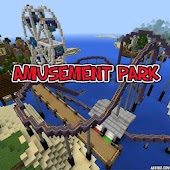Amusement park map for MCPE