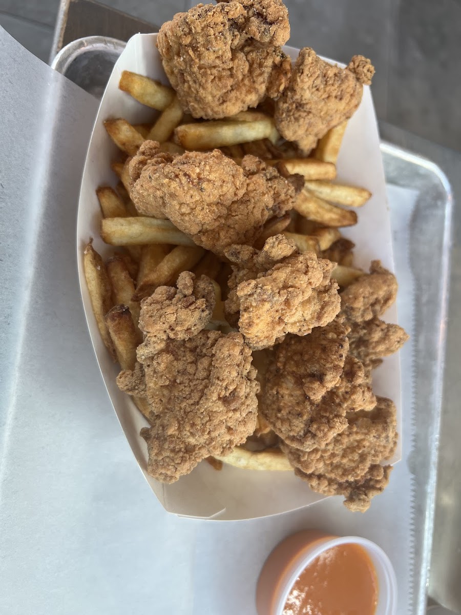 GF Chicken Nuggets and Fries