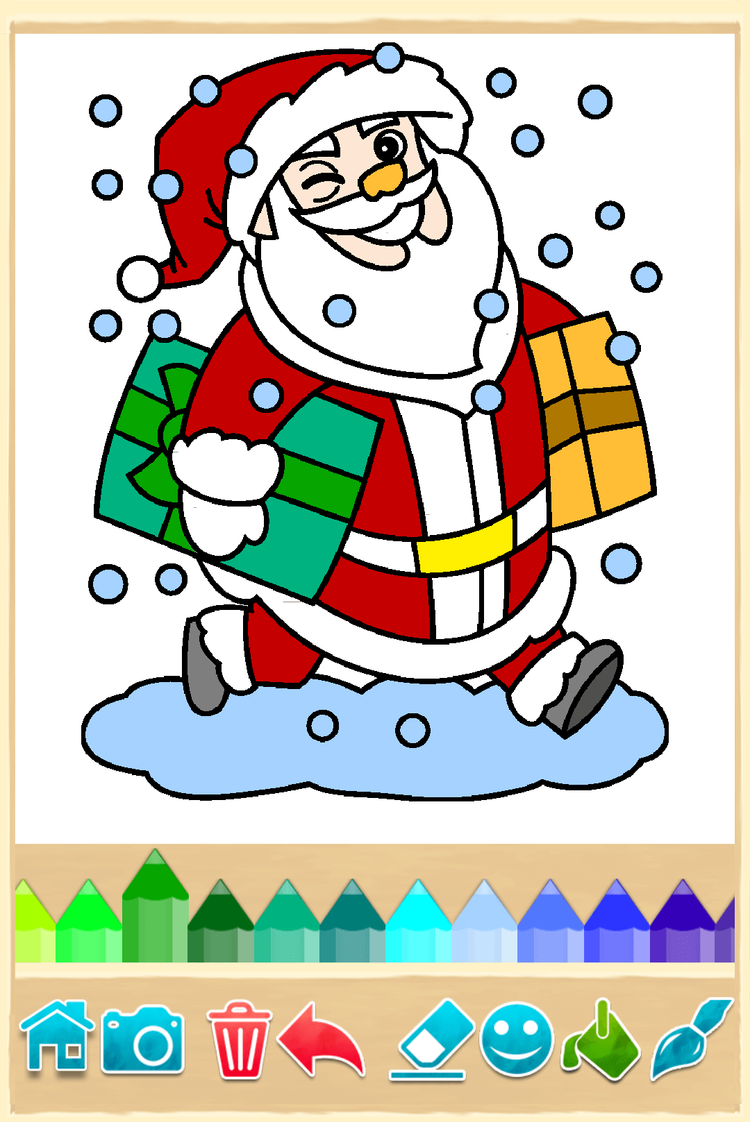 Android application Christmas Coloring screenshort