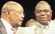 Party president Mosuioa Lekota and ex co-president Sam Shilowa