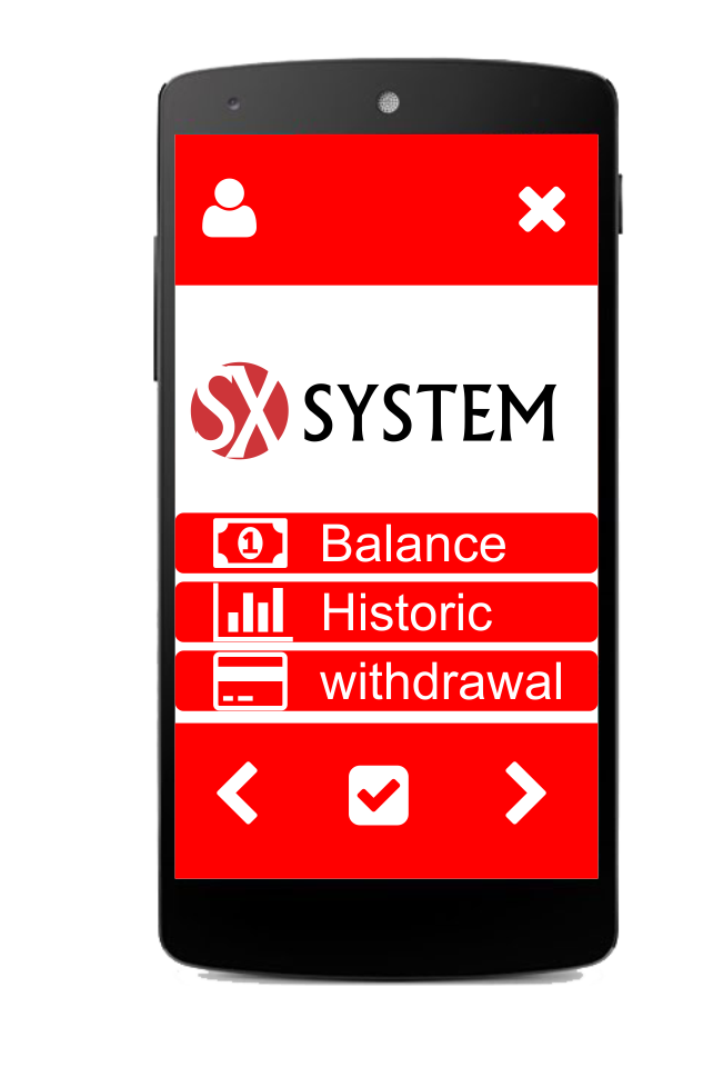 Android application SX System screenshort