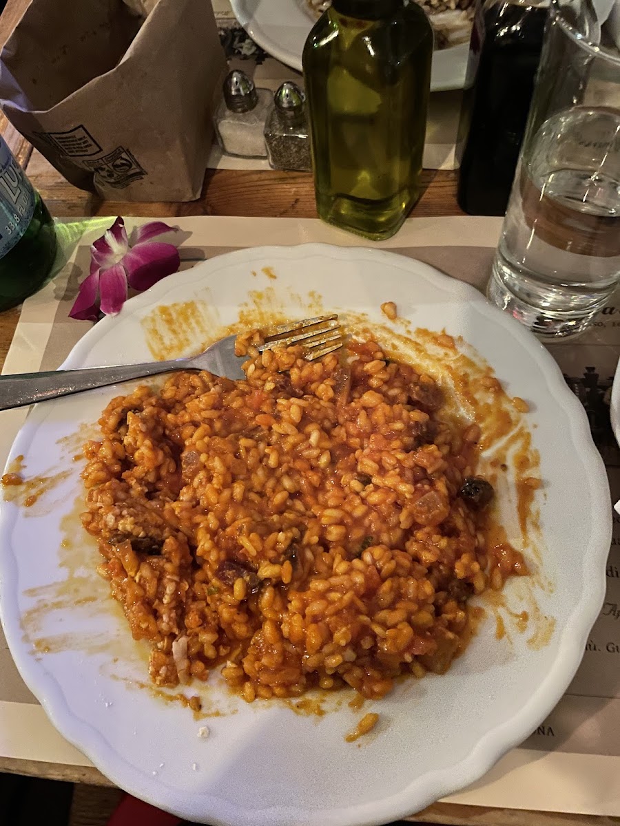 Risotto al'amatriciana