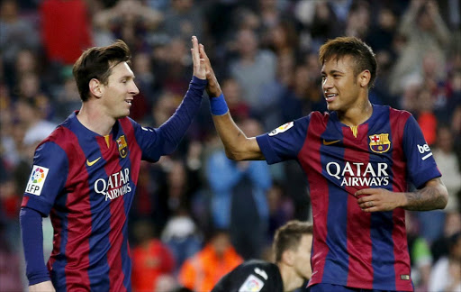 Messi and Neymar during the latter's days at Barcelona.
