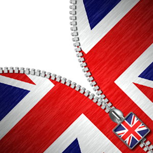 Download UK Flag Zip Locker , zipper lock theme free For PC Windows and Mac