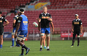 Pieter Steph du Toit during the DHL Stormers training session and press conference at DHL Newlands Stadium on May 25, 2017 in Cape Town, South Africa. 