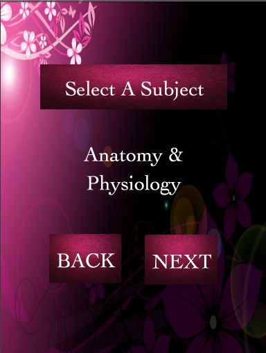 Android application Cosmetology Students handbook screenshort