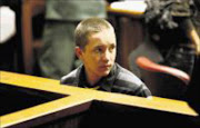 31 August 2009 Morne Harmse in the dock during sentencing at the Johannesburg High Court Pic. THYS DULLAART. 31/08/2009. © the times