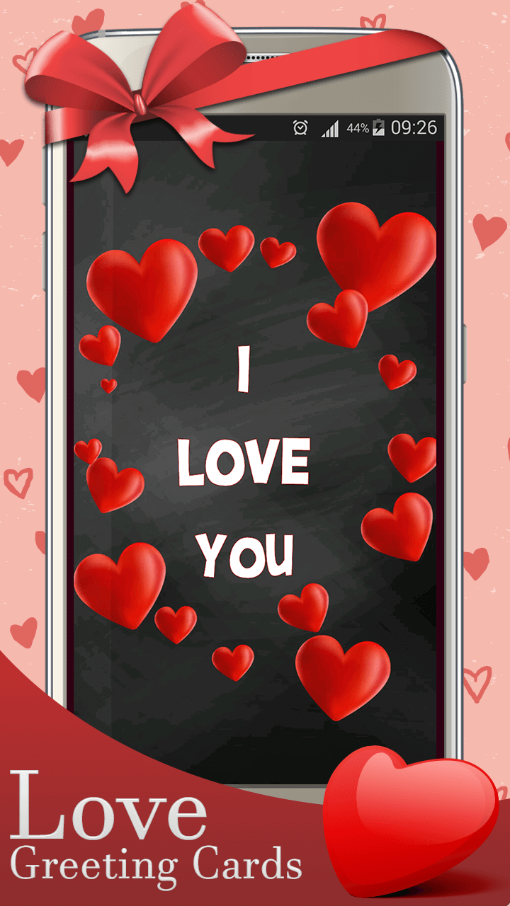 Android application Love Greeting Cards screenshort