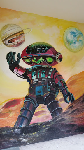 Spaceman Mural