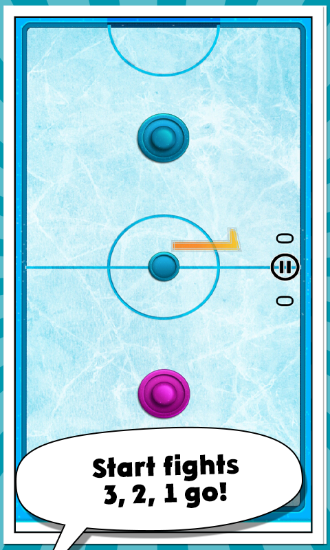 Android application Power Air Hockey screenshort