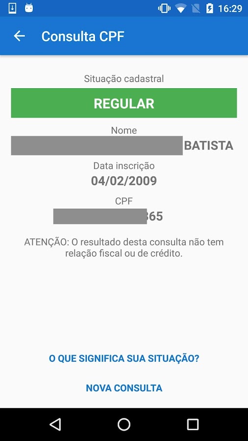    Consulta FGTS e CPF- screenshot  