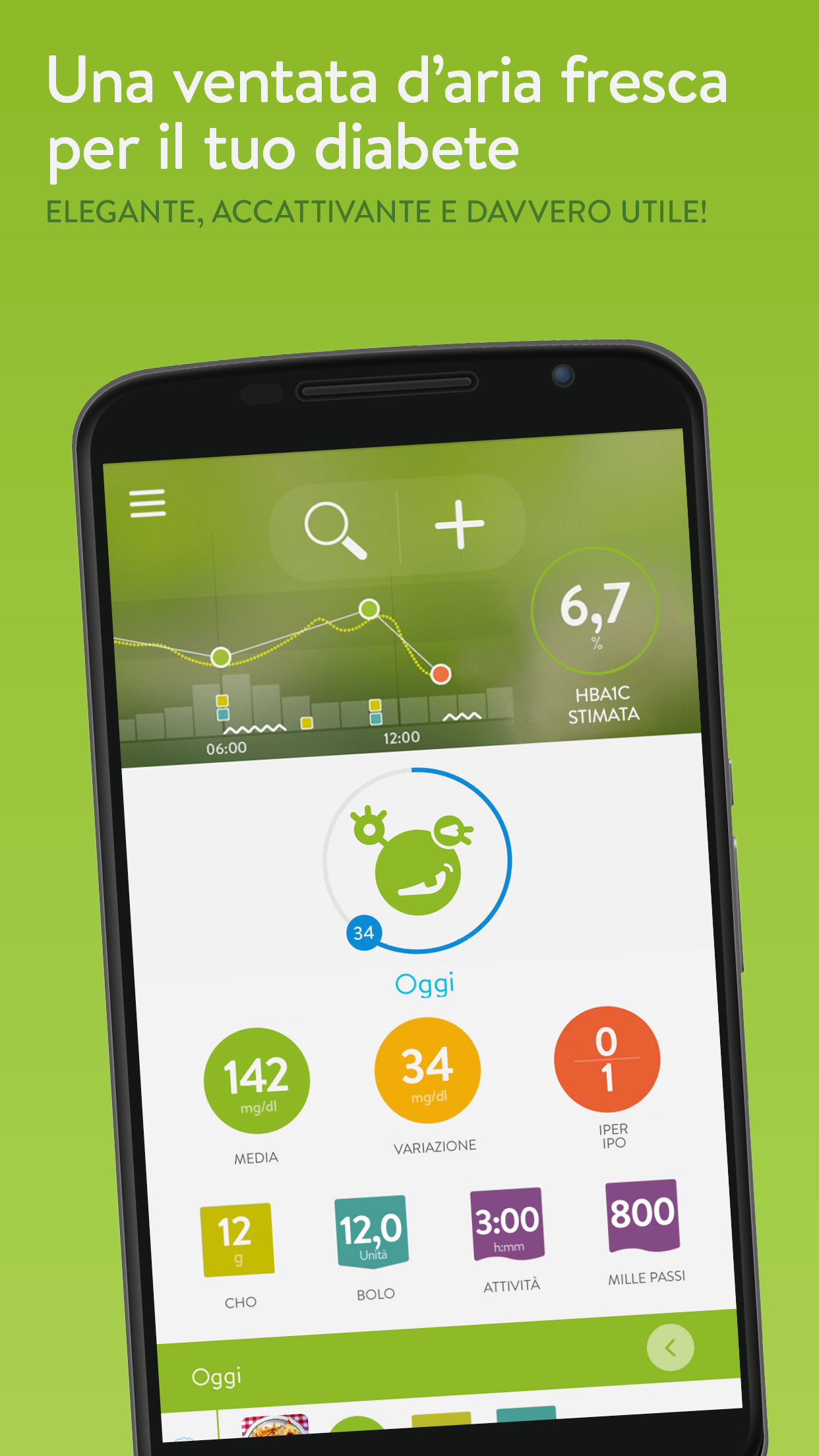 Android application mySugr - Diabetes Tracker Log screenshort