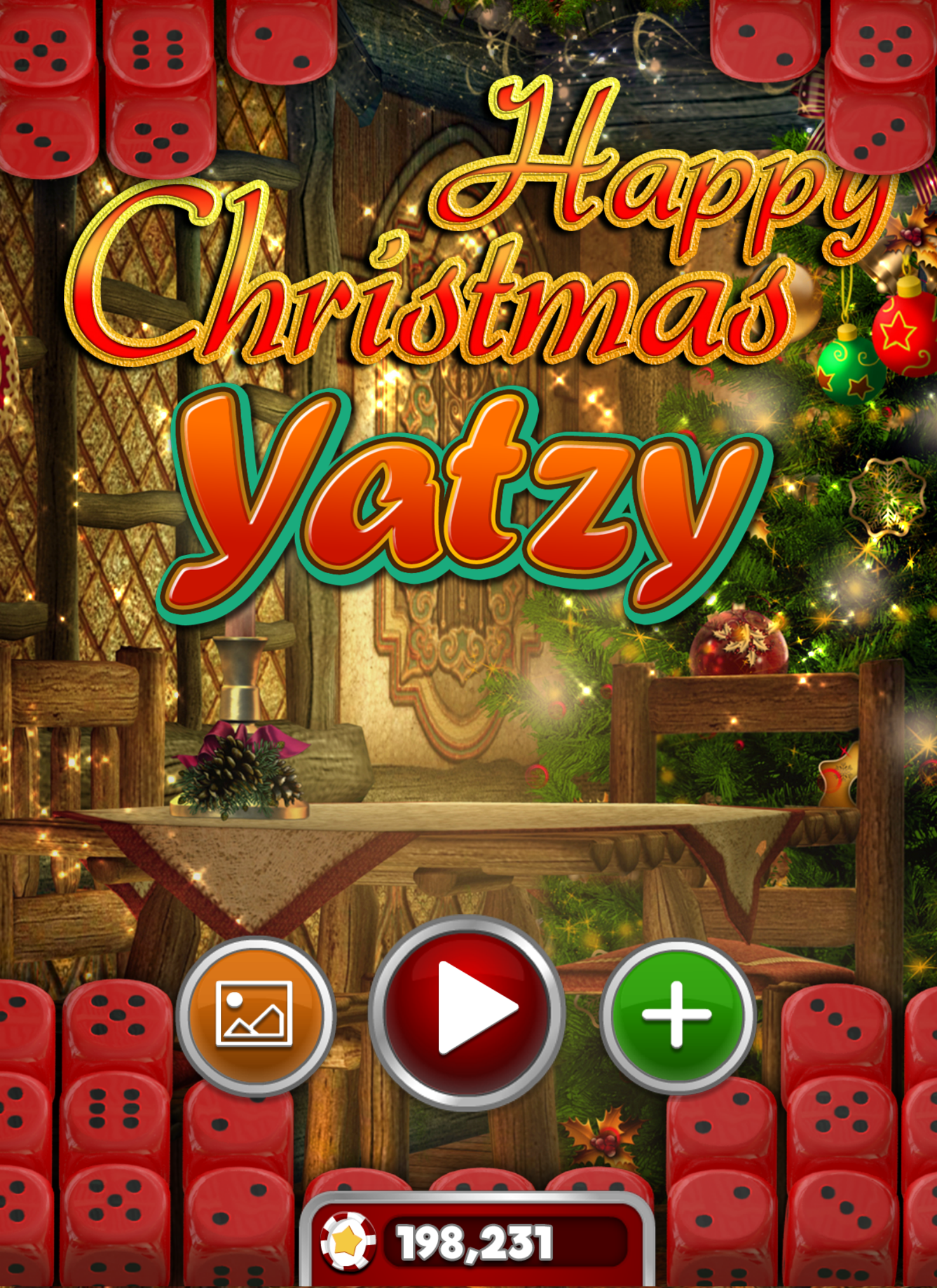 Android application Yatzy: Happy Christmas screenshort