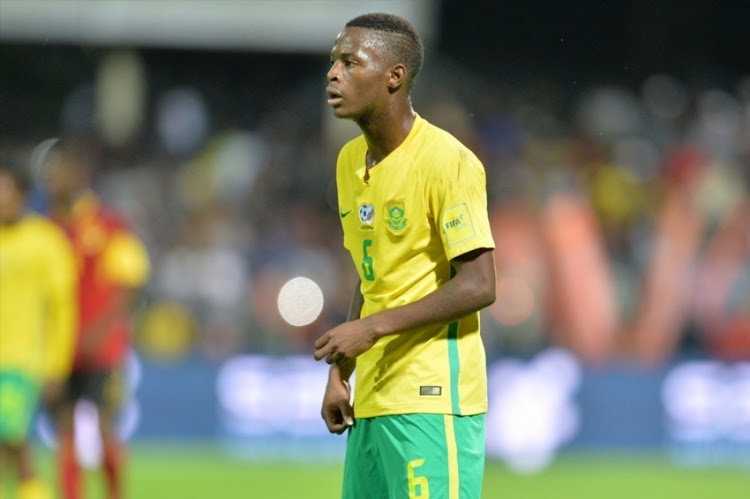 Phakamani Mahlambi during the International friendly match between South Africa and Angola at Buffalo City Stadium on March 28, 2017 in East London.