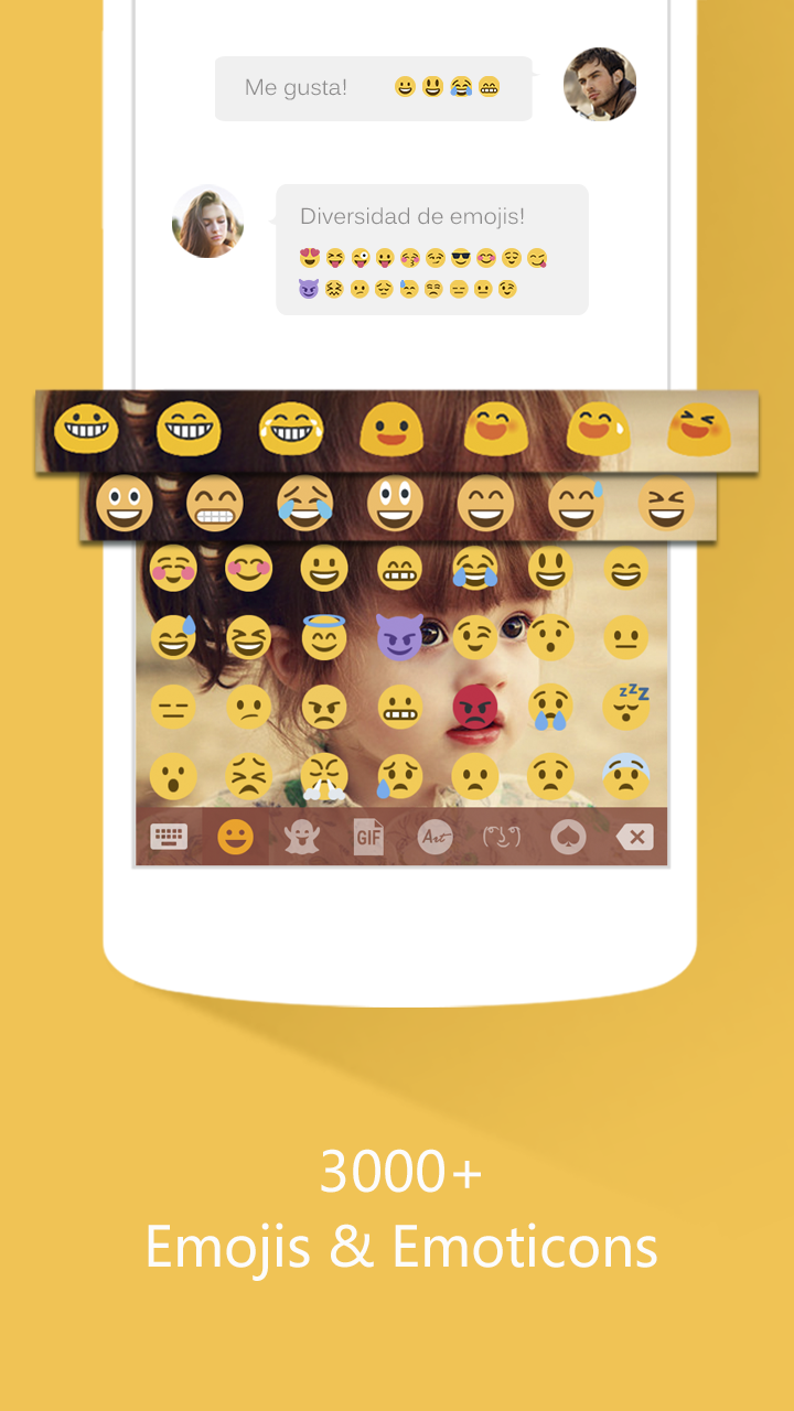 Android application Keyboard - Emoji, Emoticons screenshort