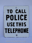 Signs - 4.75 X 6 To Call Police