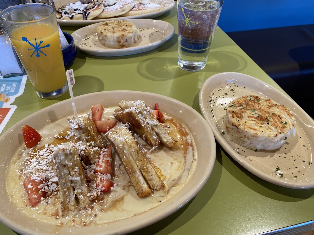 OMG french toast and hashbrowns