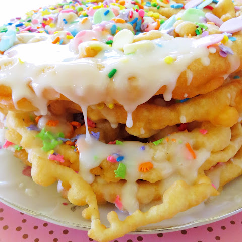 Funnel Cake Birthday Cake