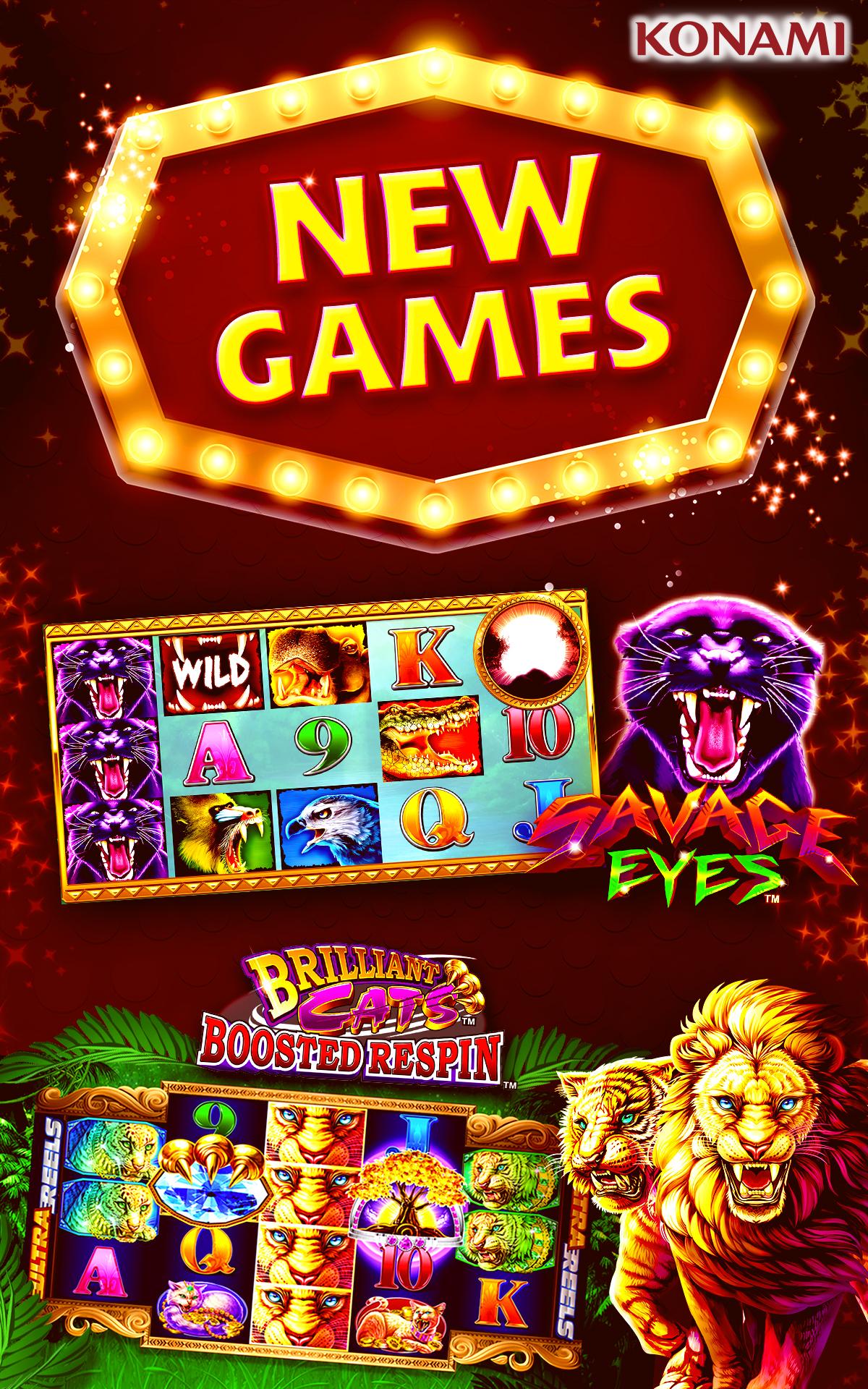 Android application my KONAMI® Vegas Casino Slots screenshort