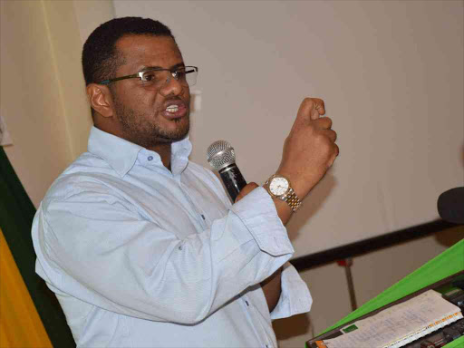 A file photo of Mombasa senator Hassan Omar. /JOHN CHESOLI