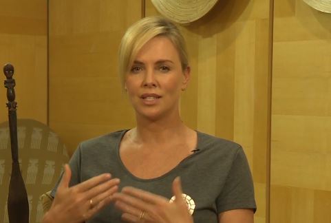 Actress Charlize Theron is concerned about racism in America.