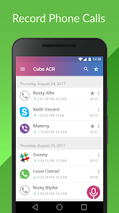 Cube Call Recorder ACR Screenshot