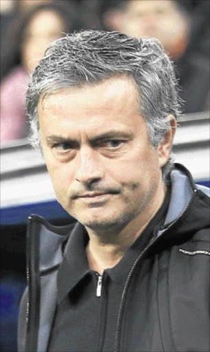 FRUSTRATED : Coach Jose Mourinho