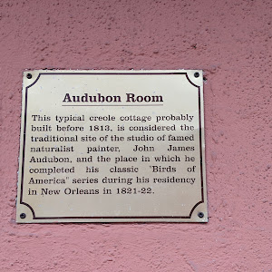Audubon Room   This typical creole cottage probably built before 1813, is considered the traditional site of the studio of famed naturalist painter, John James Audubon, and the place in which he ...