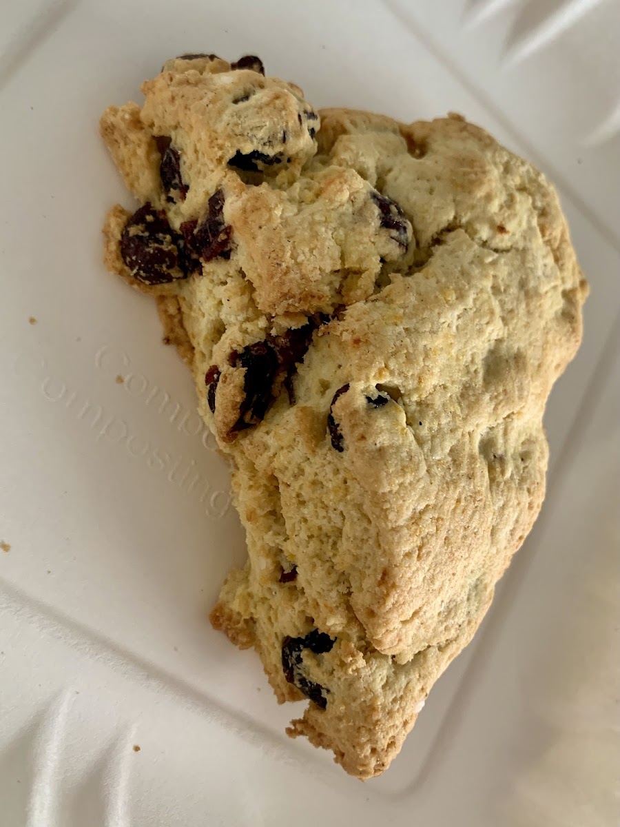 Orange cranberry scone