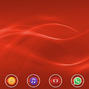 Download Layers Red Xperien Theme For PC Windows and Mac