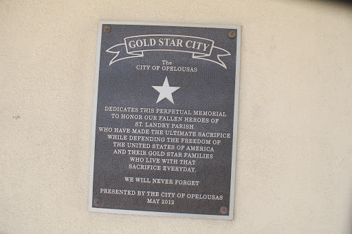 The City of Opelousas  Dedicates this perpetual memorial to honor our fallen heroes of St. Landry Parish who have made the ultimate sacrifice while defending the freedom of the United States of...