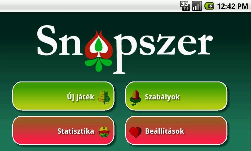 Android application Snapszer (Schnapsen, 66) screenshort