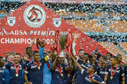 Wits receive the league trophy after the Absa Premiership match between Kaizer Chiefs and Bidvest Wits at FNB Stadium on May 26, 2017 in Johannesburg, South Africa.