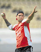 England's Jade Dernbach Picture: GETTY IMAGES