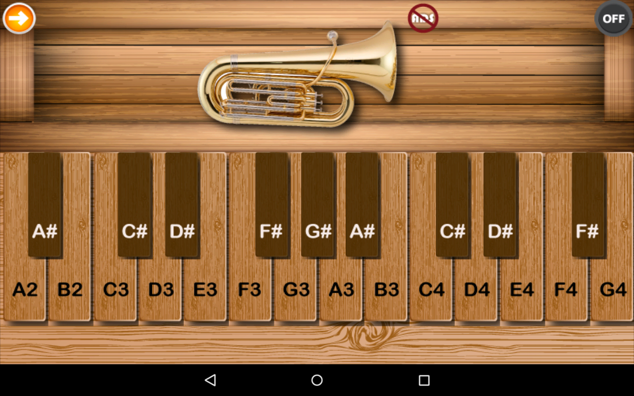 Android application Professional Tuba screenshort