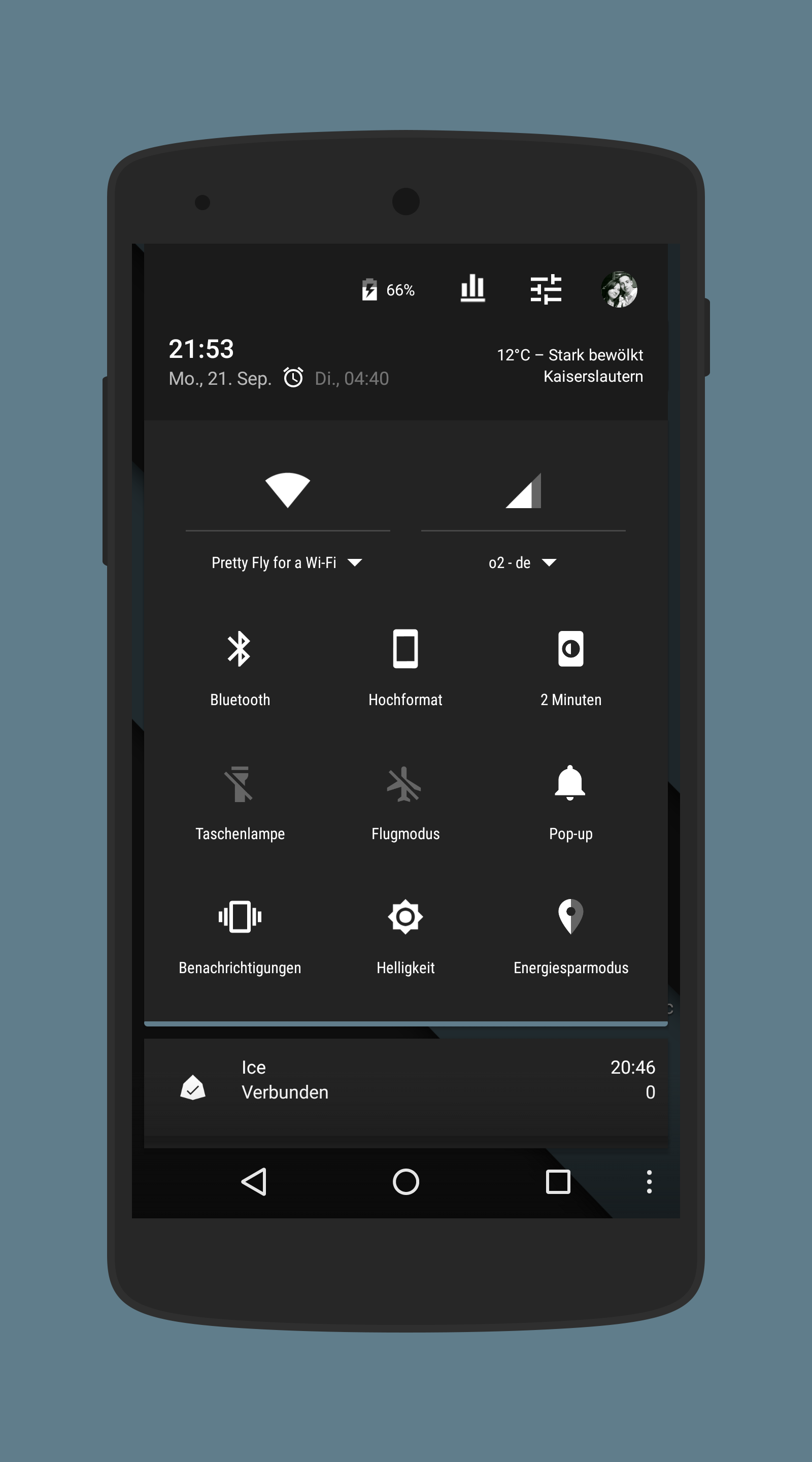 Android application Euphoria Dark CM13 Theme screenshort