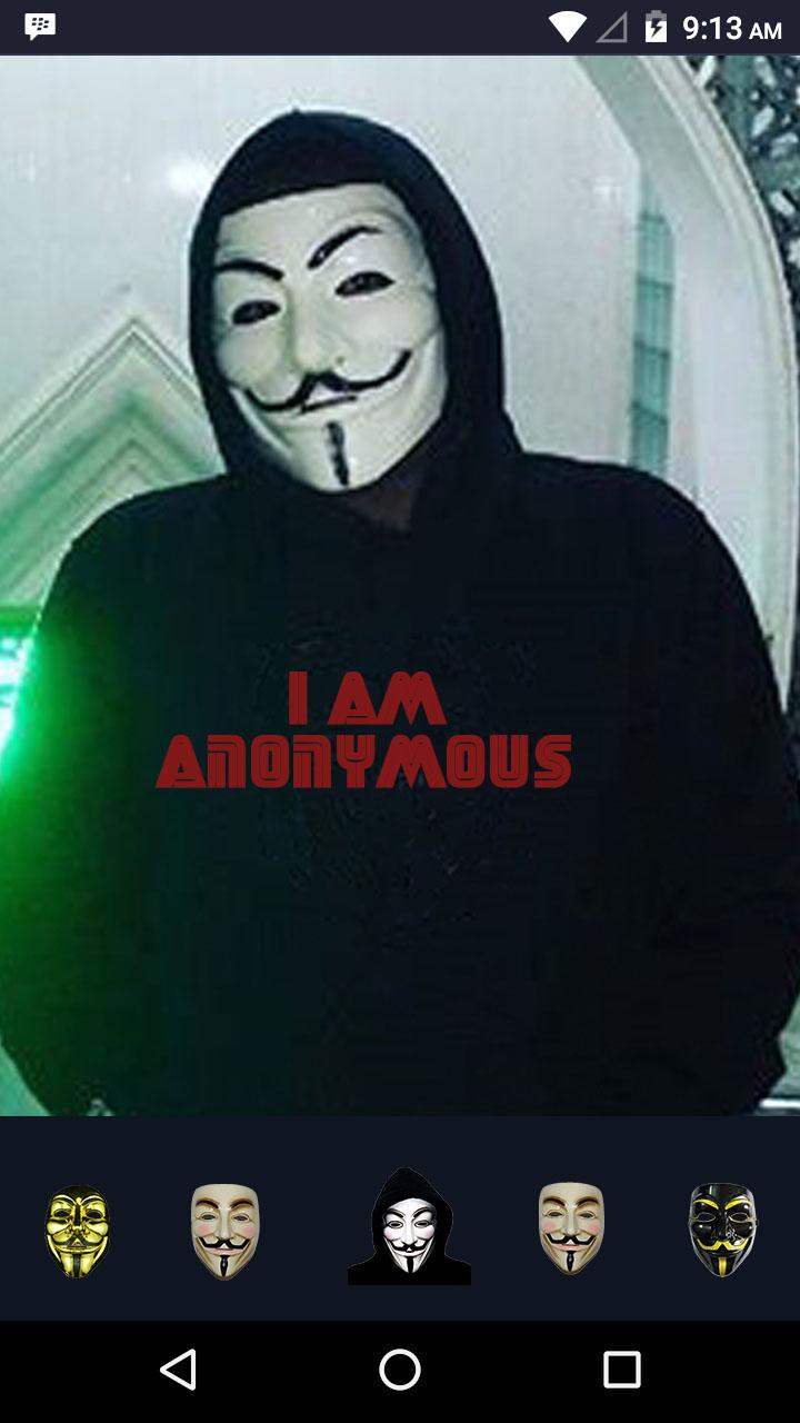 Android application Anonymous Mask Camera screenshort